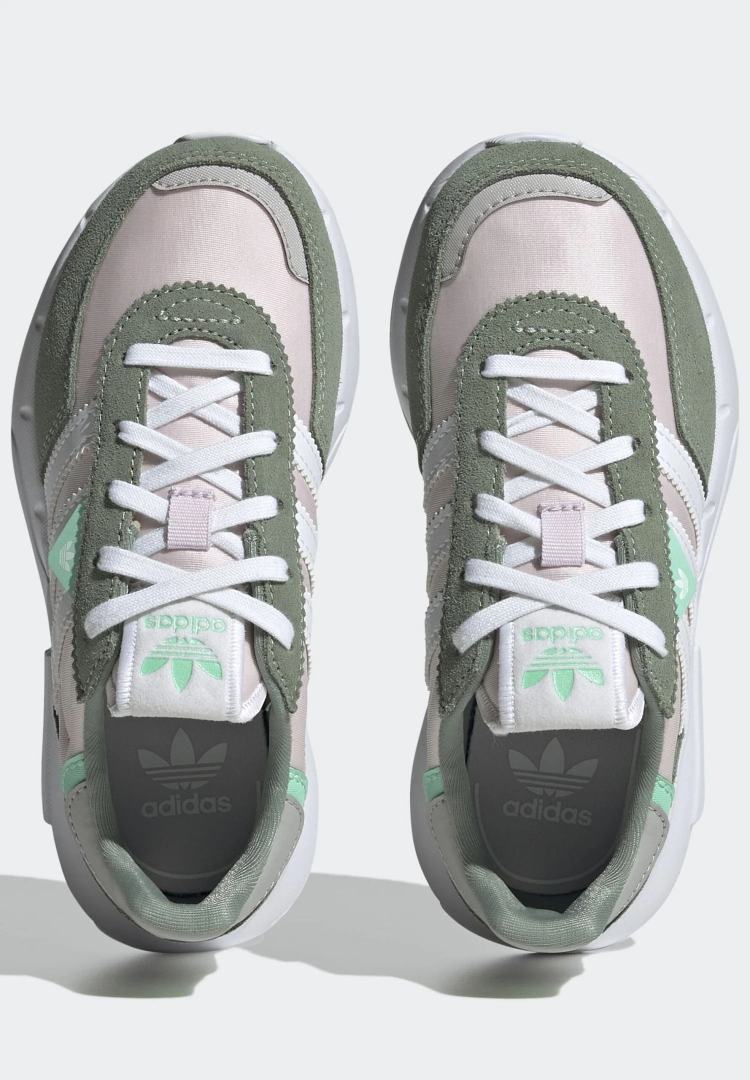 Adidas Originals Retropy F2 Cf El C - Sneakers Laag - Almost Pink/Ftwr White/Silver Green 4 Adidas Originals Retropy F2 Cf El C - Sneakers Laag - Almost Pink/Ftwr White/Silver Green - Afbeelding 2
