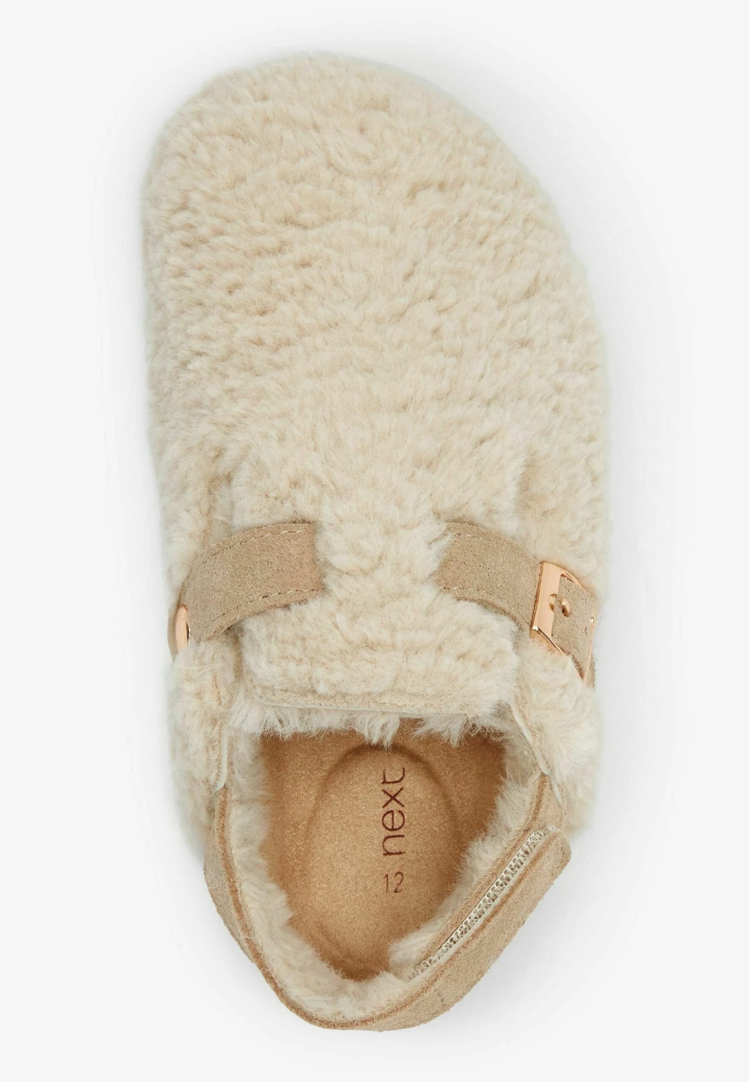 Next Pantoffels - Ecru Cream Borg 5 Next Pantoffels - Ecru Cream Borg - Afbeelding 3