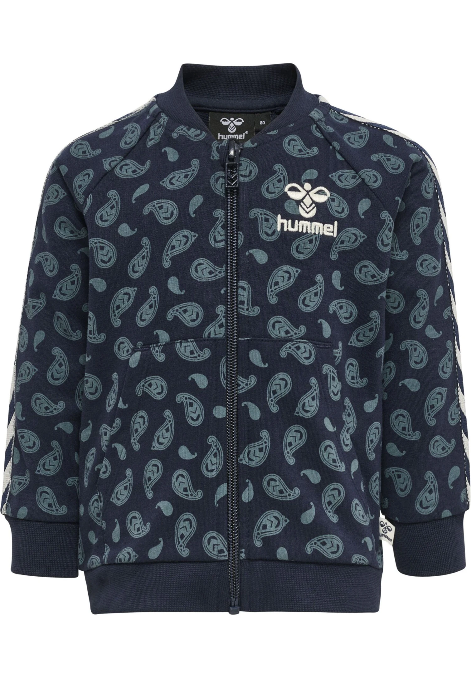 Hummel Hmlpaisley Zip Jacket - Sweater Met Rits - Black Iris 3 Hummel Hmlpaisley Zip Jacket - Sweater Met Rits - Black Iris