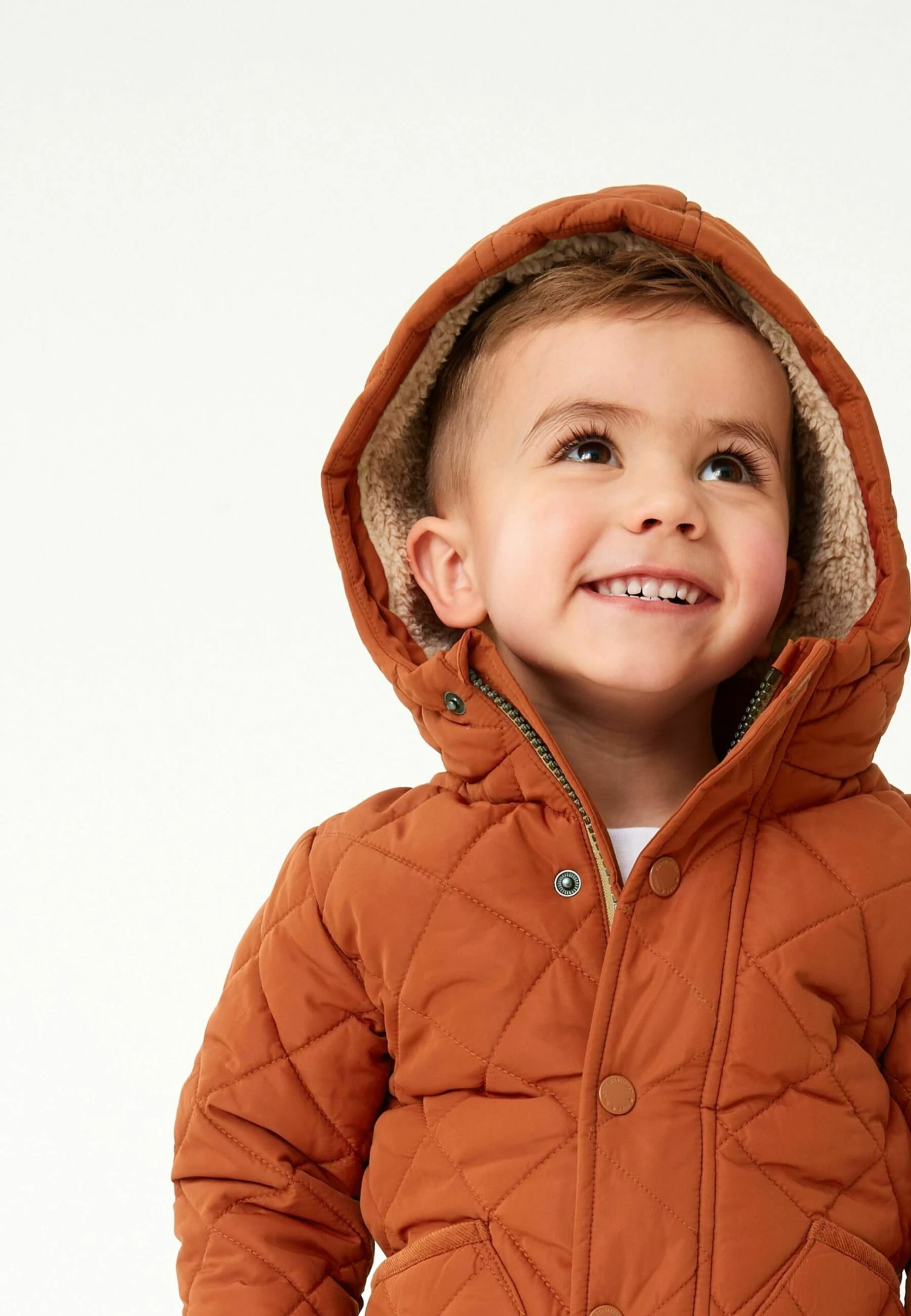 Next Quilted Borg Lined Standard - Winterjas - Rust Brown 3 Next Quilted Borg Lined Standard - Winterjas - Rust Brown