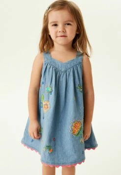 Next Standard - Spijkerjurk - Blue Denim Embroidered