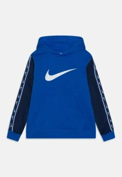 Nike Sportswear Repeat Hoody - Hoodie - Game Royal/Midnight Navy/White