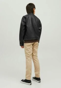 Jack & Jones Junior Imitatieleren Jas - Black -kinderkledingwinkel 15d4b941e8cf4610bd688c1f3cf1e705