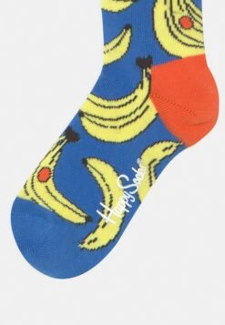 Happy Socks Kids Banana Unisex 3 Pack - Sokken - Blue -kinderkledingwinkel 1917ab212c244551a41b1812b19955c8