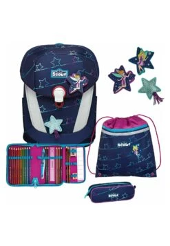 Scout Sunny Ii Lightweight Set 4Tlg - Schooltas Set - Blue Star -kinderkledingwinkel 2336cbefa9ab4ca8961c107c3dd3f94c