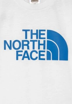 The North Face Easy Tee Unisex - T-Shirt Print - White/Banff Blue -kinderkledingwinkel 25b421566fd742f1a9d02abc3fc506a1