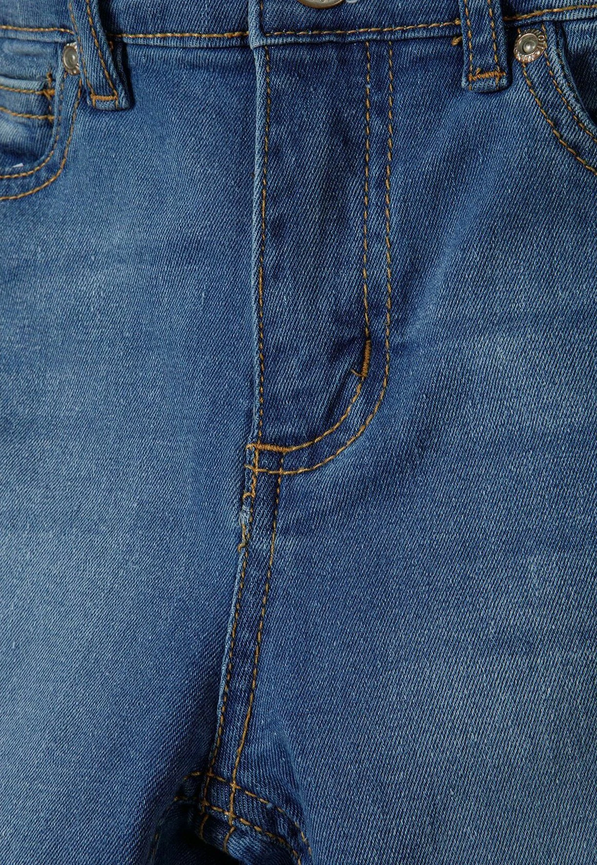 Minoti Elasticated Waist- Relaxed Fit Jeans - Blue Denim 5 Minoti Elasticated Waist- Relaxed Fit Jeans - Blue Denim - Afbeelding 3