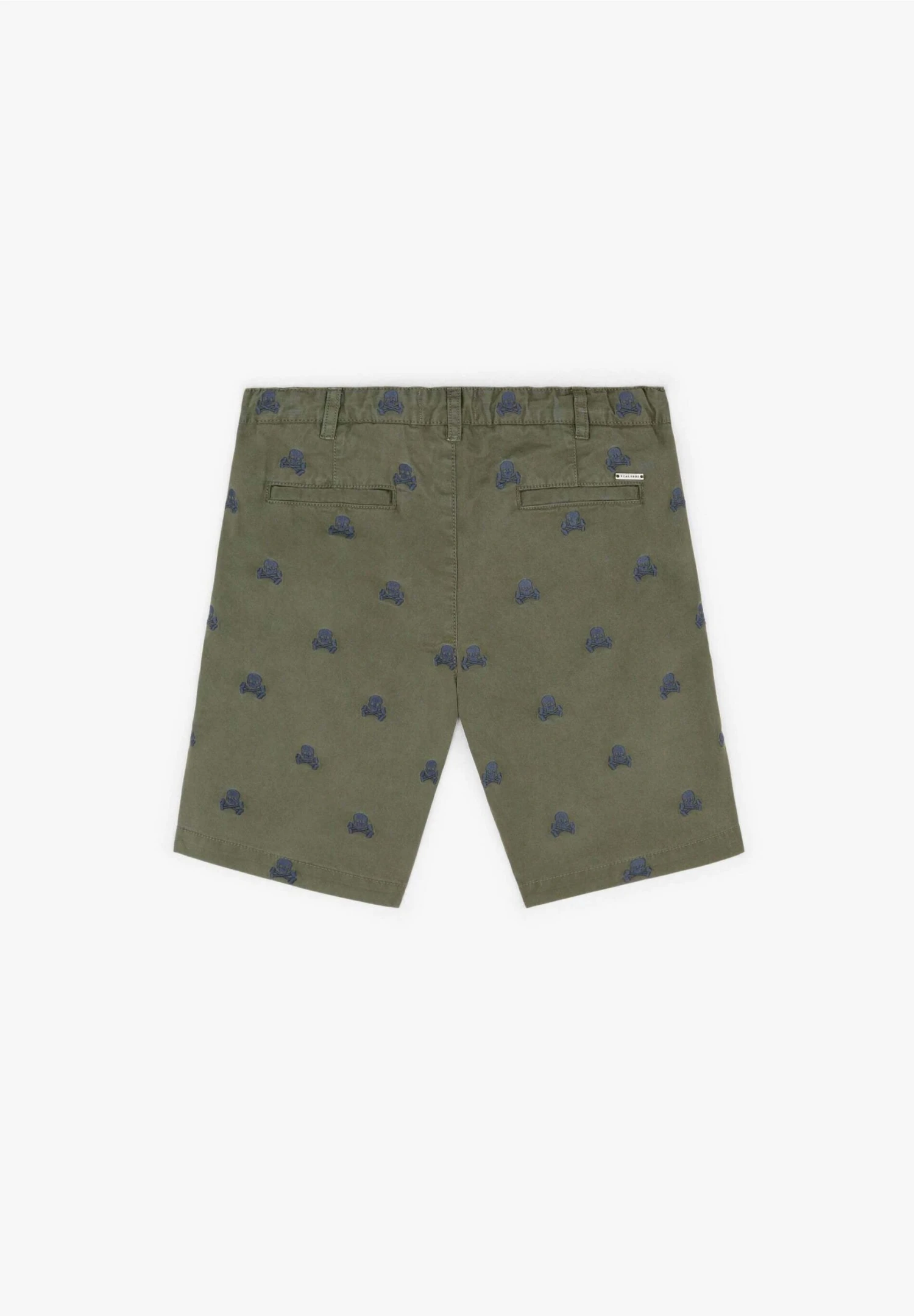 Scalpers Bermuda With All-Over Skull Print - Shorts - Khaki 9 Scalpers Bermuda With All-Over Skull Print - Shorts - Khaki - Afbeelding 7