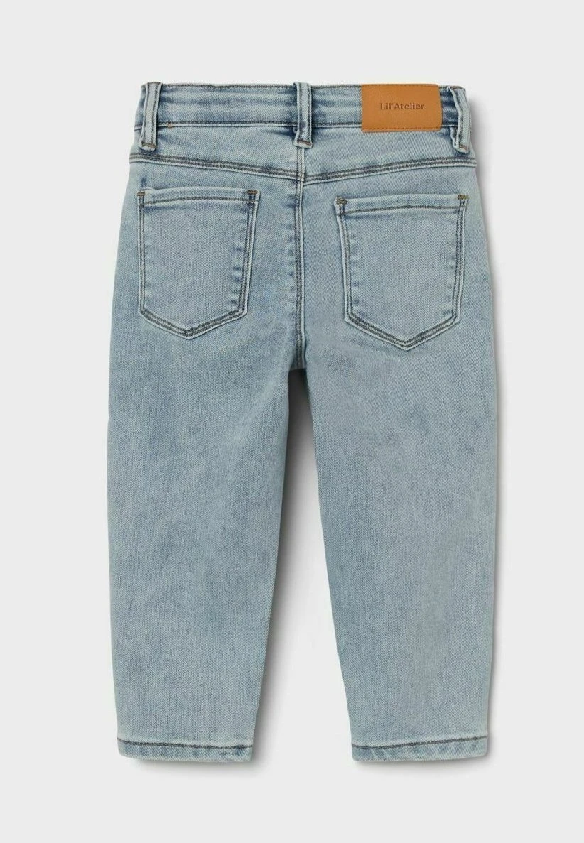 Lil Atelier Straight Leg Jeans - Medium Blue Denim 4 Lil Atelier Straight Leg Jeans - Medium Blue Denim - Afbeelding 2