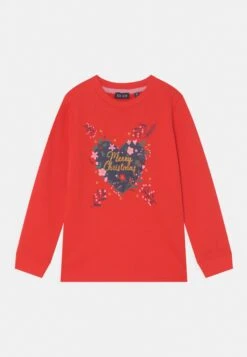 Blue Seven Glitter Print Xmas - Sweater - Tomato