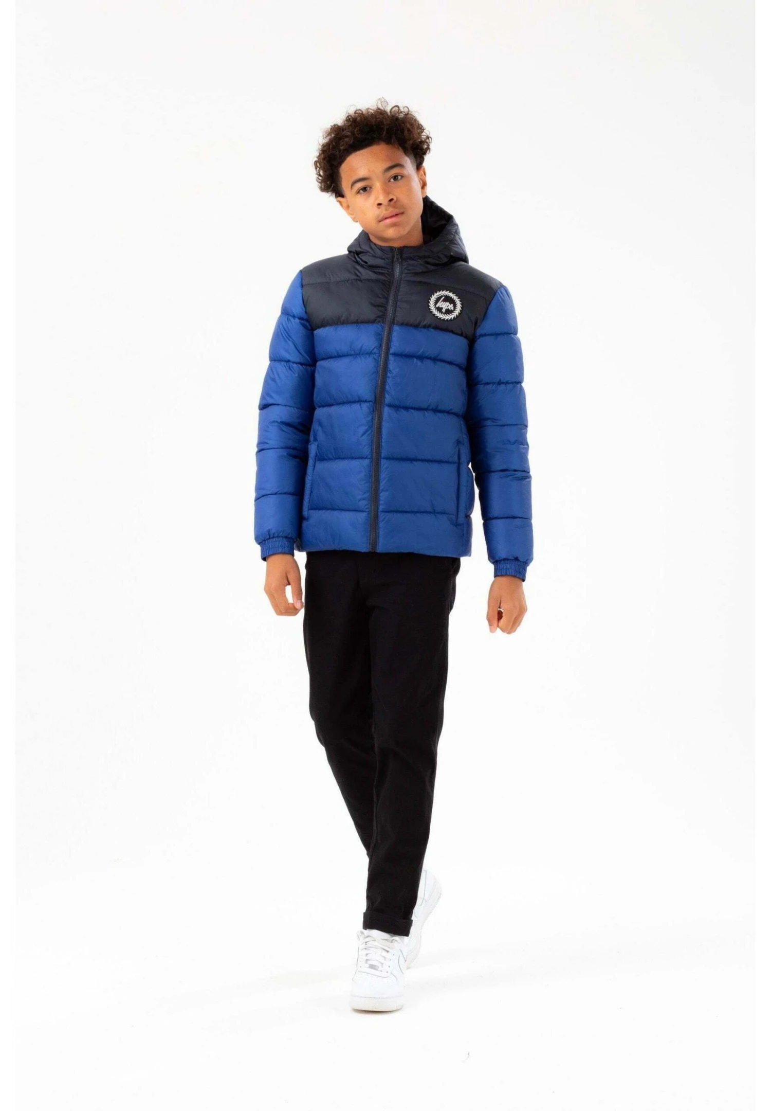 HYPE Crest - Winterjas - Blue 3 HYPE Crest - Winterjas - Blue