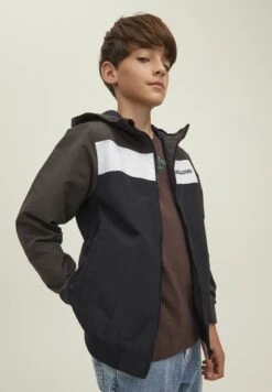 Jack & Jones Junior Jjerush Blocking Noos Jnr - Jas - Mulch -kinderkledingwinkel 3c2d3cff2b9343a2aad3069f3a7ef191