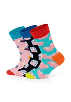 Happy Socks 3-Pack Milkshake-Star - Sokken - Multicoloured
