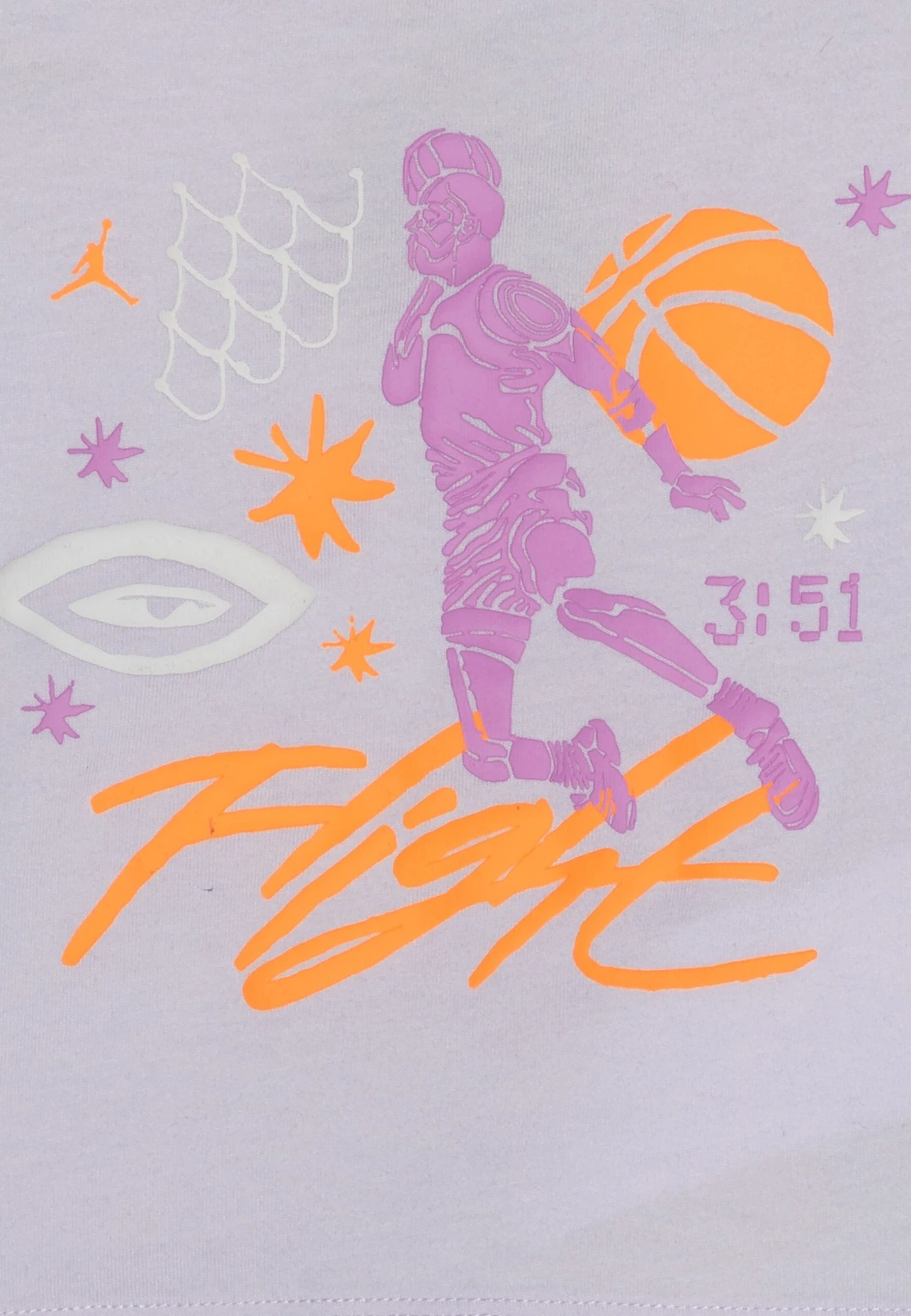 Jordan Mini Me Flight Bike Short Set - T-Shirt Print - Rush Fuchsia 6 Jordan Mini Me Flight Bike Short Set - T-Shirt Print - Rush Fuchsia - Afbeelding 4