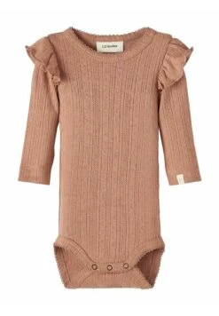 Lil Atelier Langarm - Body - Mocha Mousse