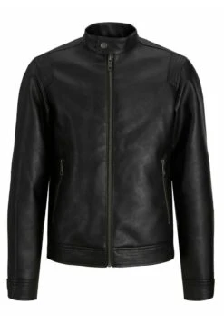 Jack & Jones Junior Imitatieleren Jas - Black -kinderkledingwinkel 400a6d3050ca4867bf53d2154ac7933f