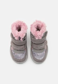 Superfit Glacier - Snowboots- Grau/Rosa -kinderkledingwinkel 42545bd278a0448590635b1743604fc0