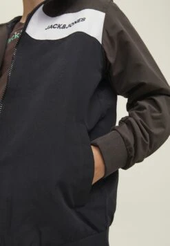 Jack & Jones Junior Jjerush Blocking Noos Jnr - Jas - Mulch -kinderkledingwinkel 43f244bef3b34193822a877c0ffdfd0b
