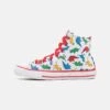 Converse Chuck Taylor All Star Dinosaurs Unisex - Sneakers Hoog - White/Enamel Red/Totally Blue 1 Converse Chuck Taylor All Star Dinosaurs Unisex - Sneakers Hoog - White/Enamel Red/Totally Blue -kinderkledingwinkel 4a693103bda14461ac3cb3949d3e8d97