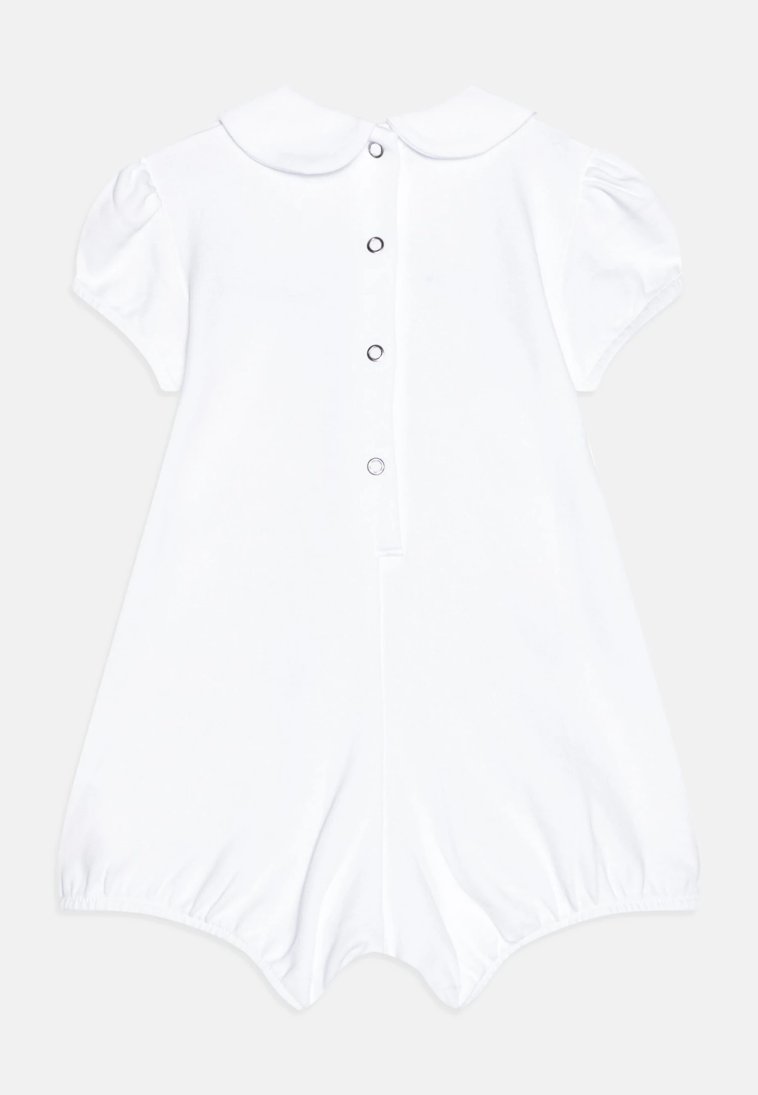 Monnalisa Disney Minnie Interlock Unito - Jumpsuit - White/Light Pink 4 Monnalisa Disney Minnie Interlock Unito - Jumpsuit - White/Light Pink - Afbeelding 2