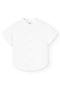 BOBOLI Short Sleeves - Blouse - White