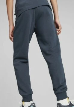 Puma Essentials Two-Tone Logo Jugend Trainings - Trainingsbroek - Blau