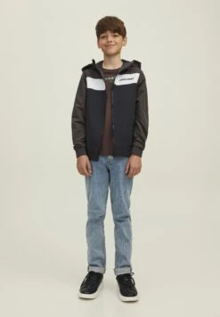Jack & Jones Junior Jjerush Blocking Noos Jnr - Jas - Mulch