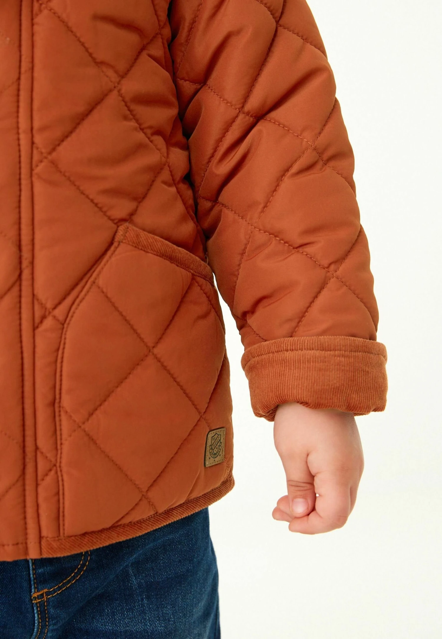 Next Quilted Borg Lined Standard - Winterjas - Rust Brown 4 Next Quilted Borg Lined Standard - Winterjas - Rust Brown - Afbeelding 2