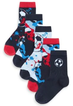 Next Rich 5 Pack - Sokken - Blue/Red Football