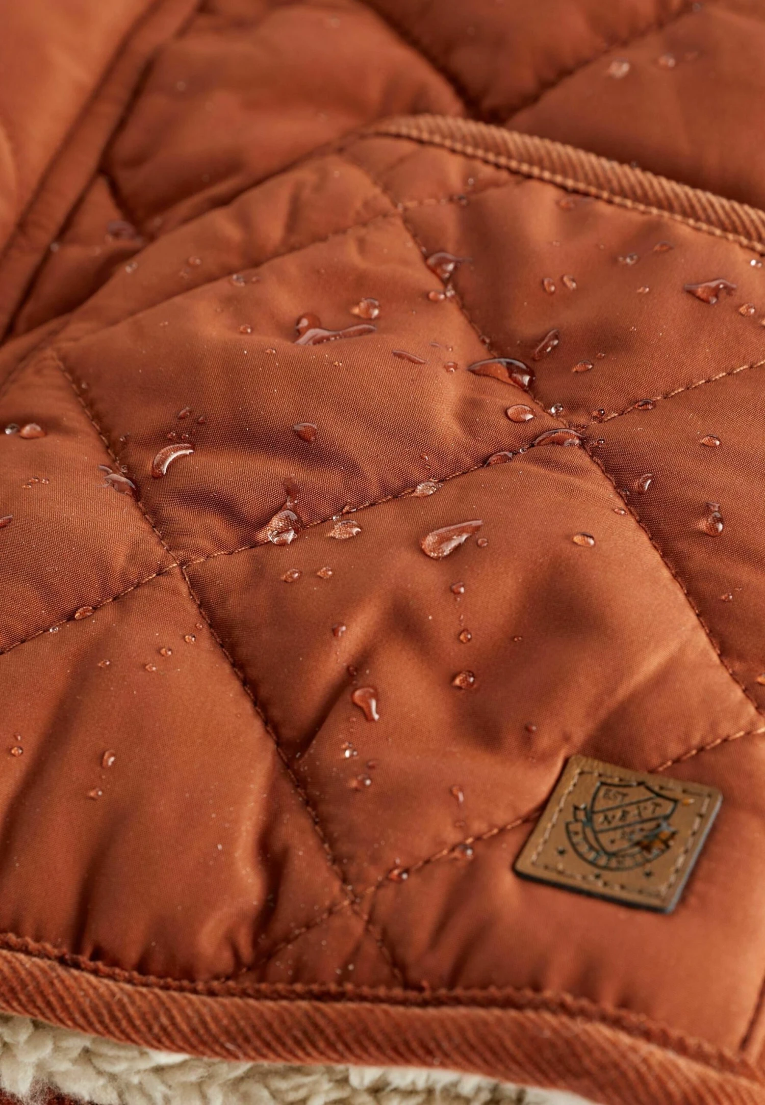 Next Quilted Borg Lined Standard - Winterjas - Rust Brown 8 Next Quilted Borg Lined Standard - Winterjas - Rust Brown - Afbeelding 6