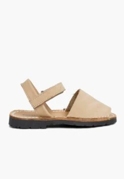 Menorquinas Avarcas Nobuck Tira - Babyschoenen - Beige -kinderkledingwinkel 61fcad269c8a40e89b67ac607660eed9