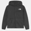 The North Face Forrest Hooded Unisex - Fleecejas - Asphalt Grey -kinderkledingwinkel 6383e64962874439a649a842f91cb128