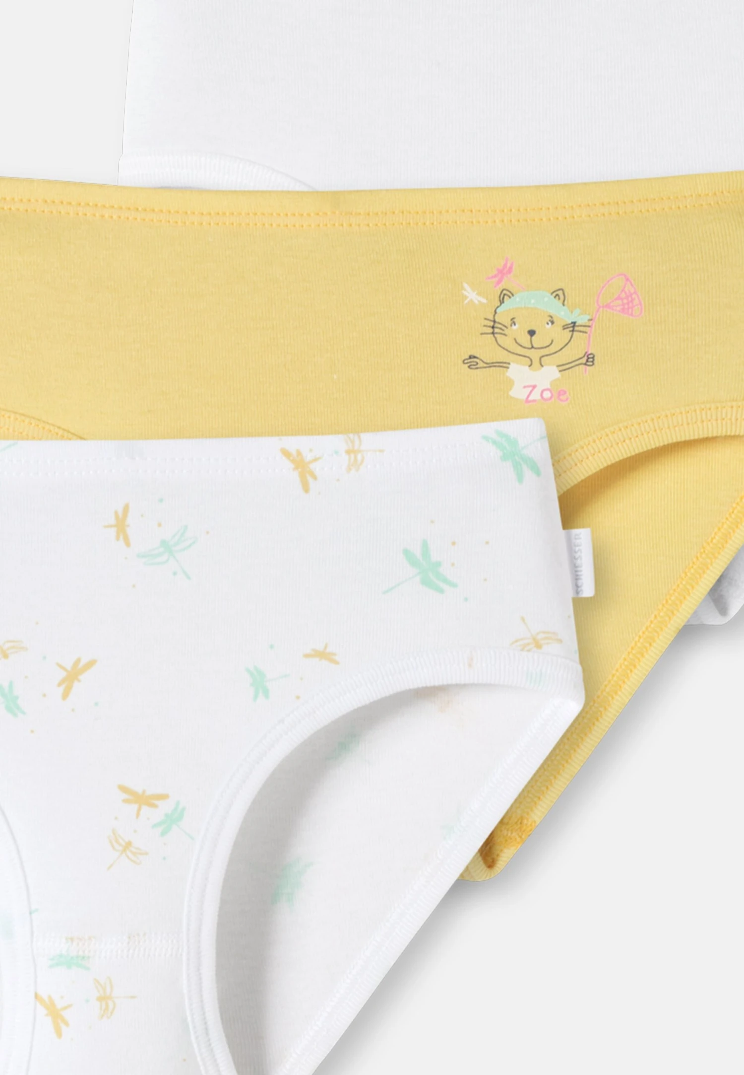 Schiesser 6 Pack - Slip - Gelb Weiß 4 Schiesser 6 Pack - Slip - Gelb Weiß - Afbeelding 2