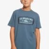 Quiksilver Mind Barrel - T-Shirt Print - Blue -kinderkledingwinkel 65951a68618d483881fbf5e480d1a6db