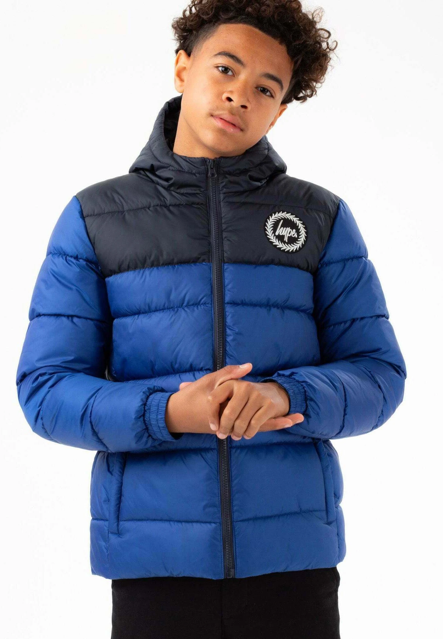 HYPE Crest - Winterjas - Blue 4 HYPE Crest - Winterjas - Blue - Afbeelding 2