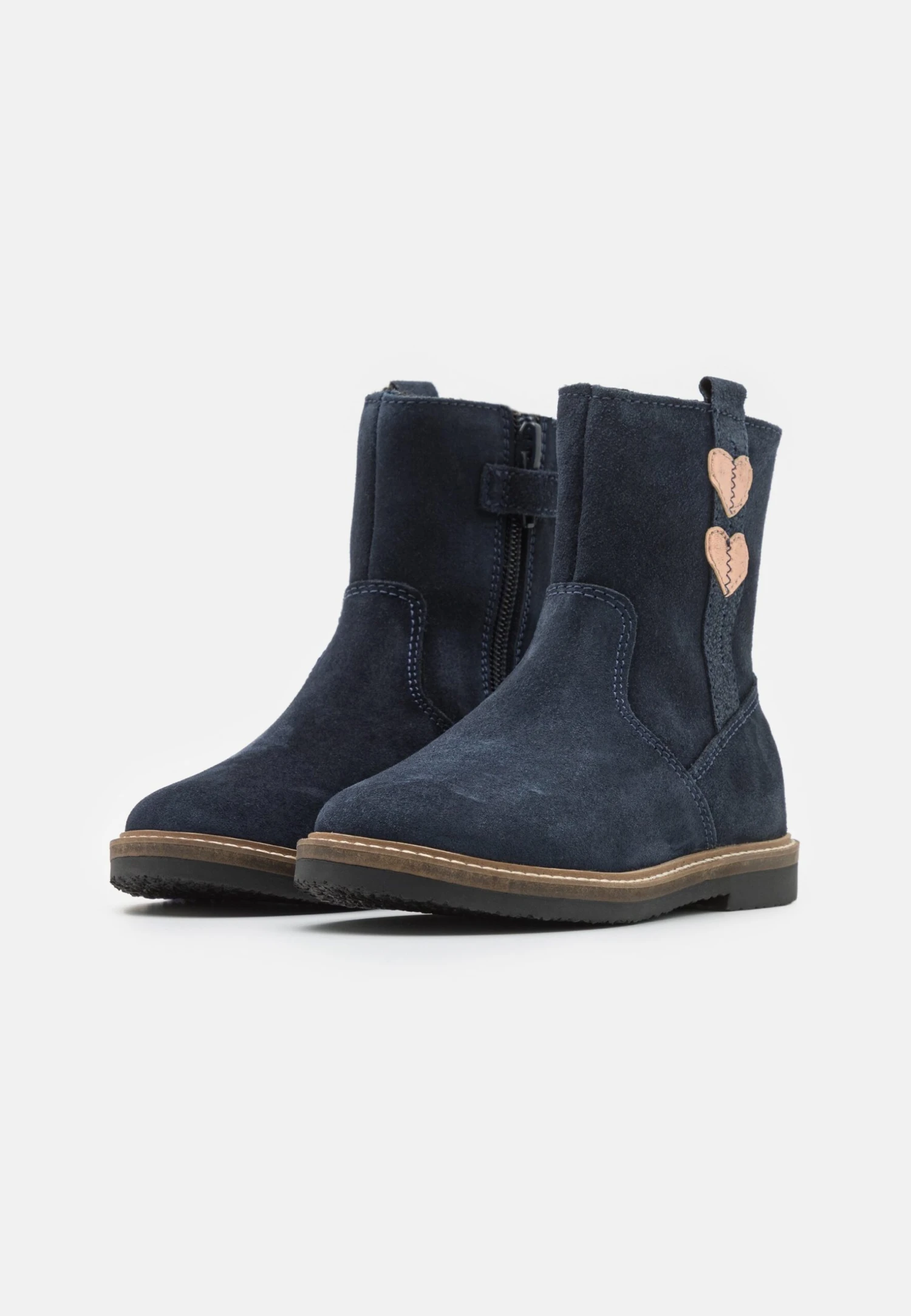 Friboo Korte Laarzen - Dark Blue 4 Friboo Korte Laarzen - Dark Blue - Afbeelding 2