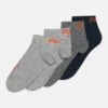 Puma Kids Quarter Ecom 6 Pack - Sokken - Grey Mélange/Dark Night 2 Puma Kids Quarter Ecom 6 Pack - Sokken - Grey Mélange/Dark Night -kinderkledingwinkel 86ab02b40db548d680420351058623e1