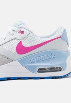 Nike Sportswear Air Max Systm Bg - Sneakers Laag - White/Active Fuchsia/Football Grey/Hyper Royal -kinderkledingwinkel 86b16ac3f3b741be9678c28a703f6afe