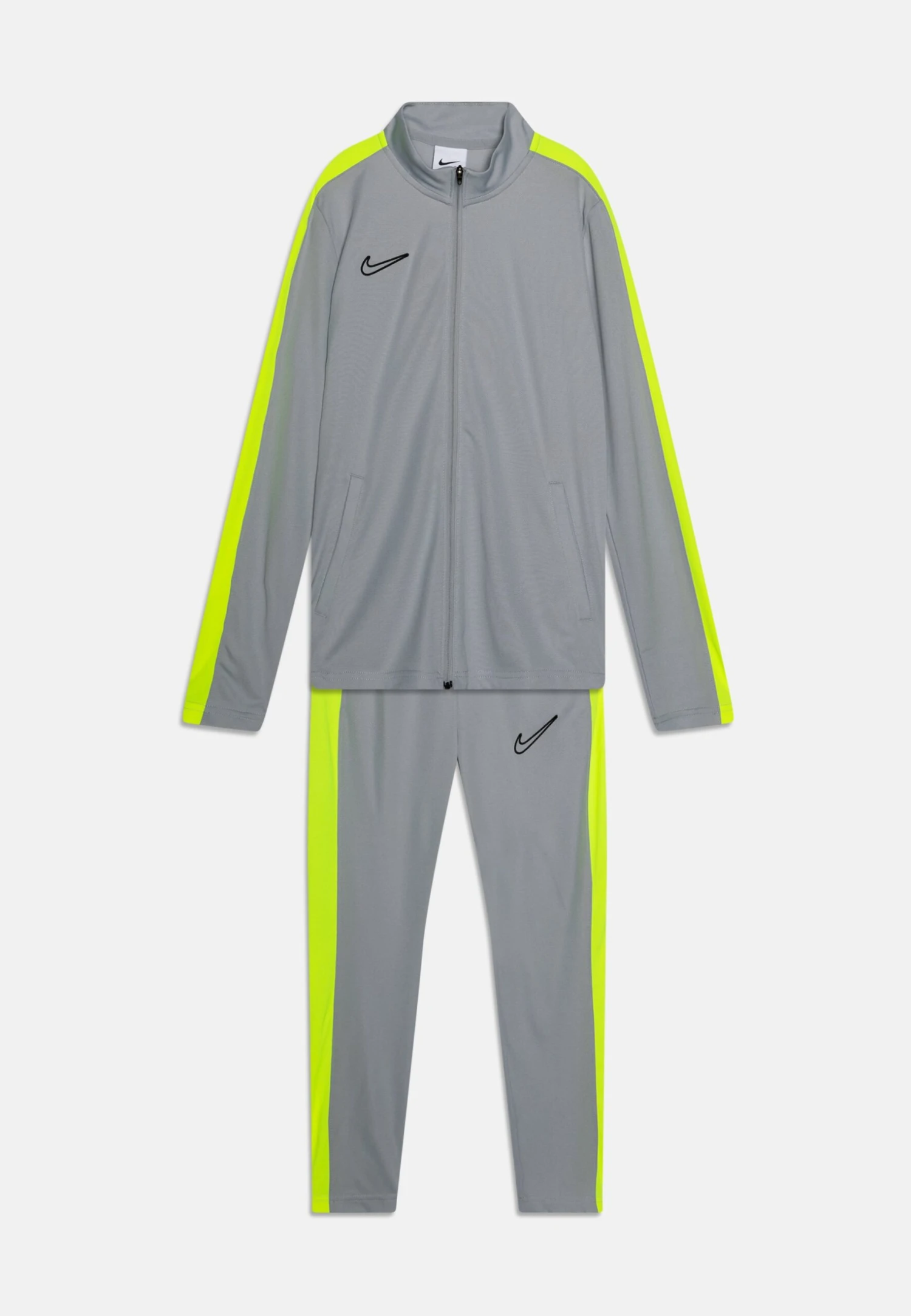 Nike Performance Academy Track Branded Unisex Set - Trainingspak - Silver/Volt/Black 3 Nike Performance Academy Track Branded Unisex Set - Trainingspak - Silver/Volt/Black