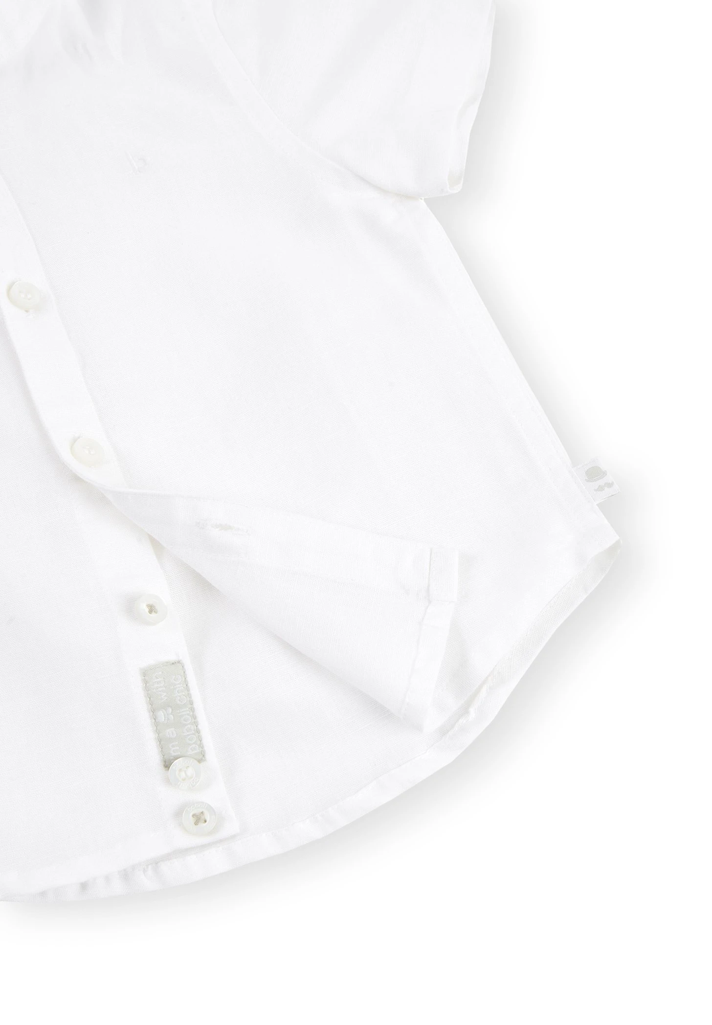 BOBOLI Short Sleeves - Blouse - White 6 BOBOLI Short Sleeves - Blouse - White - Afbeelding 4