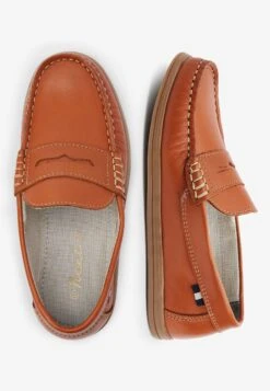 Next Tan Leather Penny Loafers (Older) - Instappers - Brown -kinderkledingwinkel 8c8b92455a794f059a701a43e95d8262