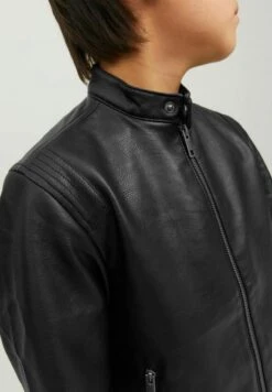 Jack & Jones Junior Imitatieleren Jas - Black -kinderkledingwinkel 8e7204f191ba4b99a2e06b0919133811