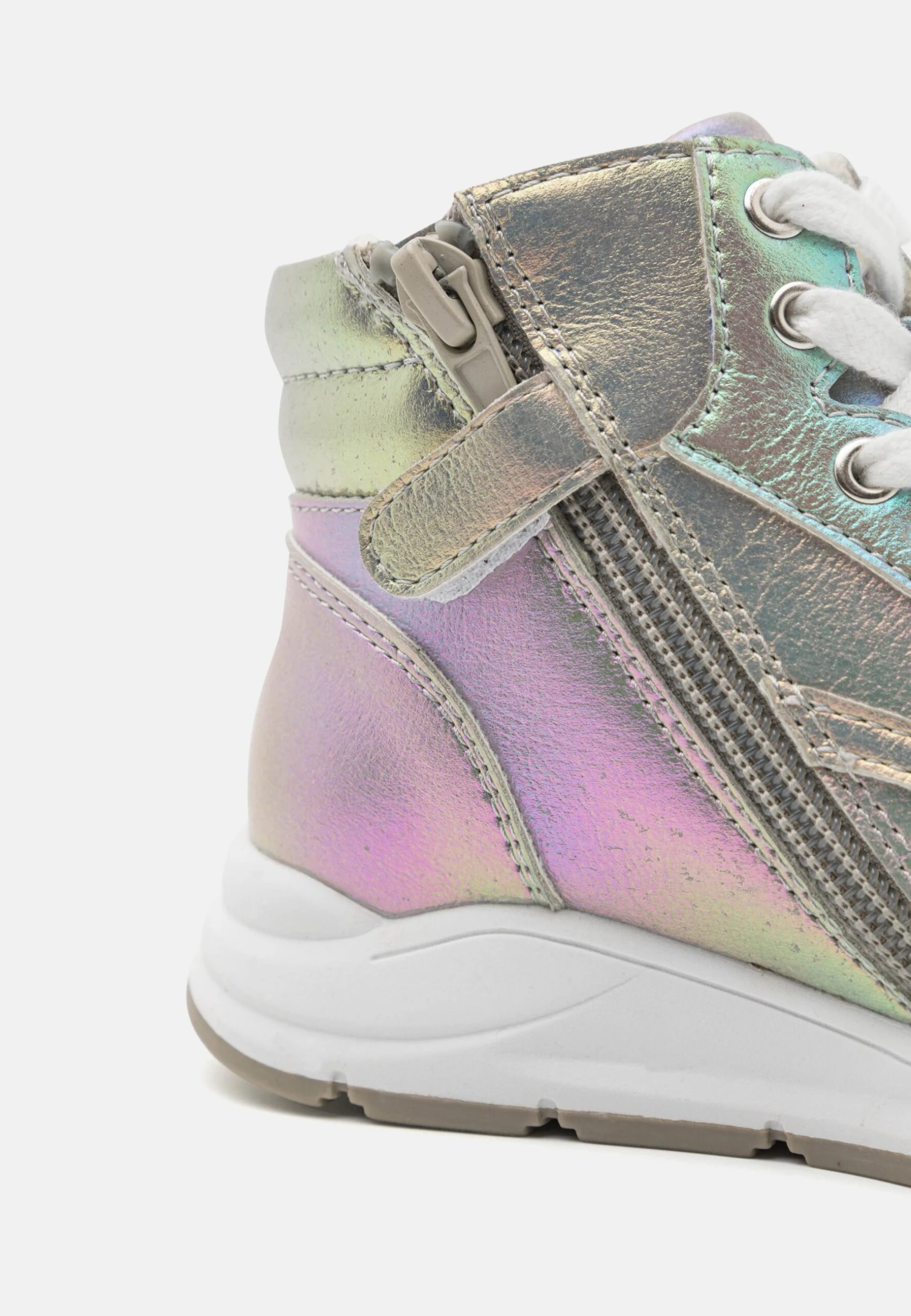 Friboo Sneakers Hoog - Silver-Coloured 8 Friboo Sneakers Hoog - Silver-Coloured - Afbeelding 6