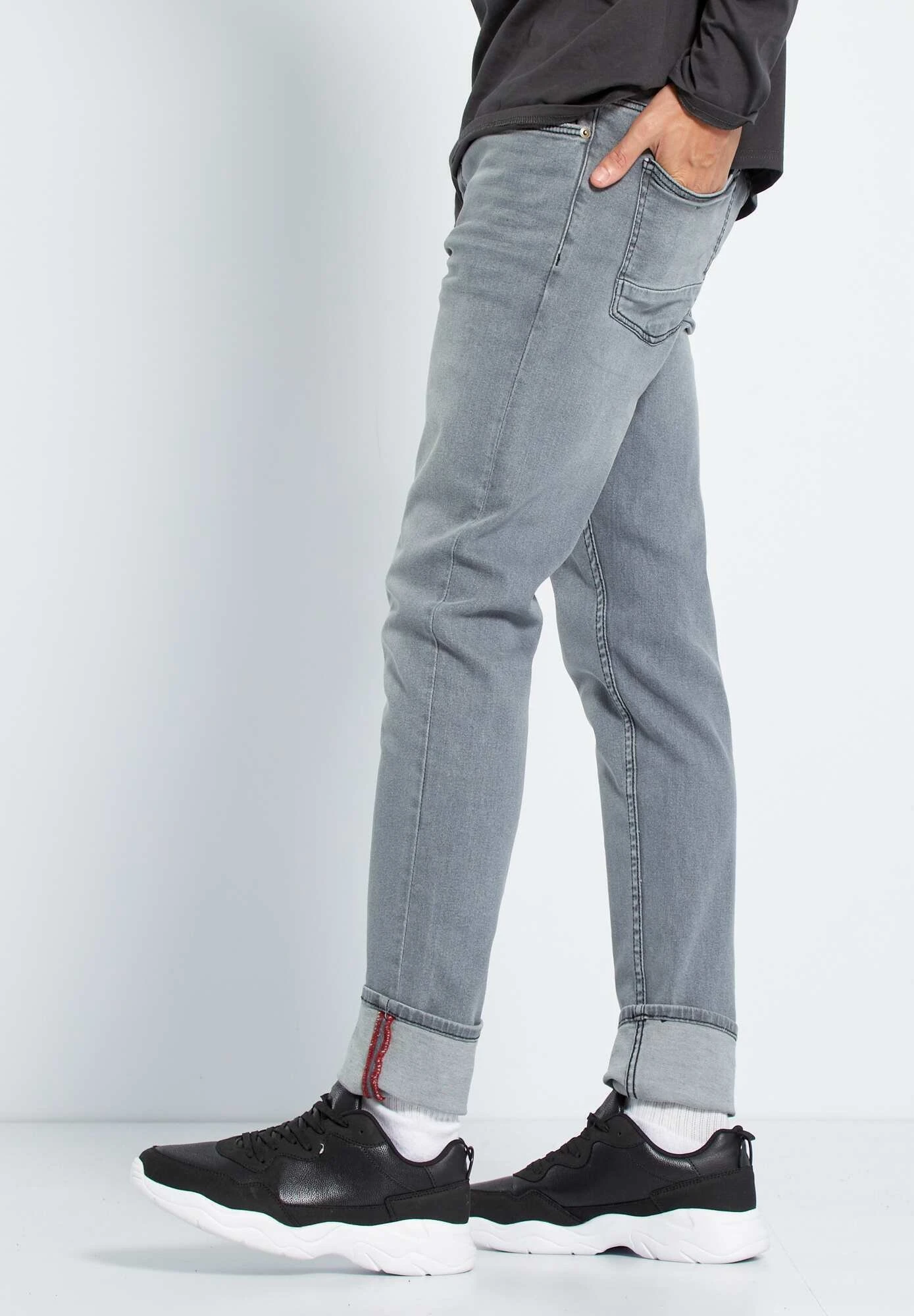 Slim Fit Jeans - Mid Grey 10 Slim Fit Jeans - Mid Grey - Afbeelding 8