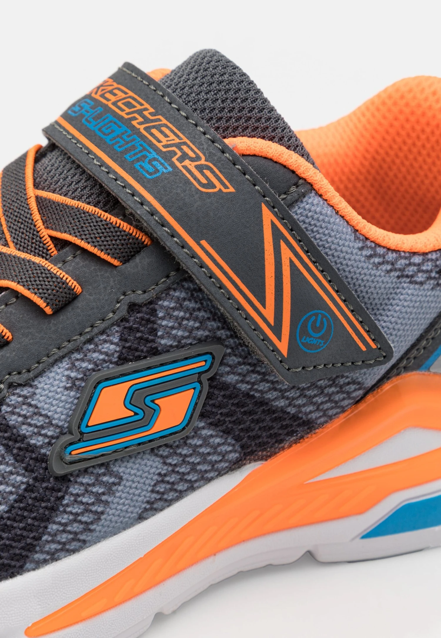 Skechers Lighted Tech Piece - Sneakers Laag - Charcoal/Orange 8 Skechers Lighted Tech Piece - Sneakers Laag - Charcoal/Orange - Afbeelding 6