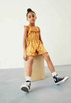 Next Frill- Jumpsuit - Yellow Ditsy -kinderkledingwinkel ae0405be366542e6bab1a5539dc0dd5e