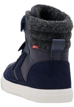 Hummel Stadil Winter High Jr - Sneakers Hoog - Black Iris -kinderkledingwinkel b57c55694dd842b1b8a58b4359f1a234