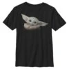 Star Wars: The Mandalorian The Child Face - T-Shirt Print - Black