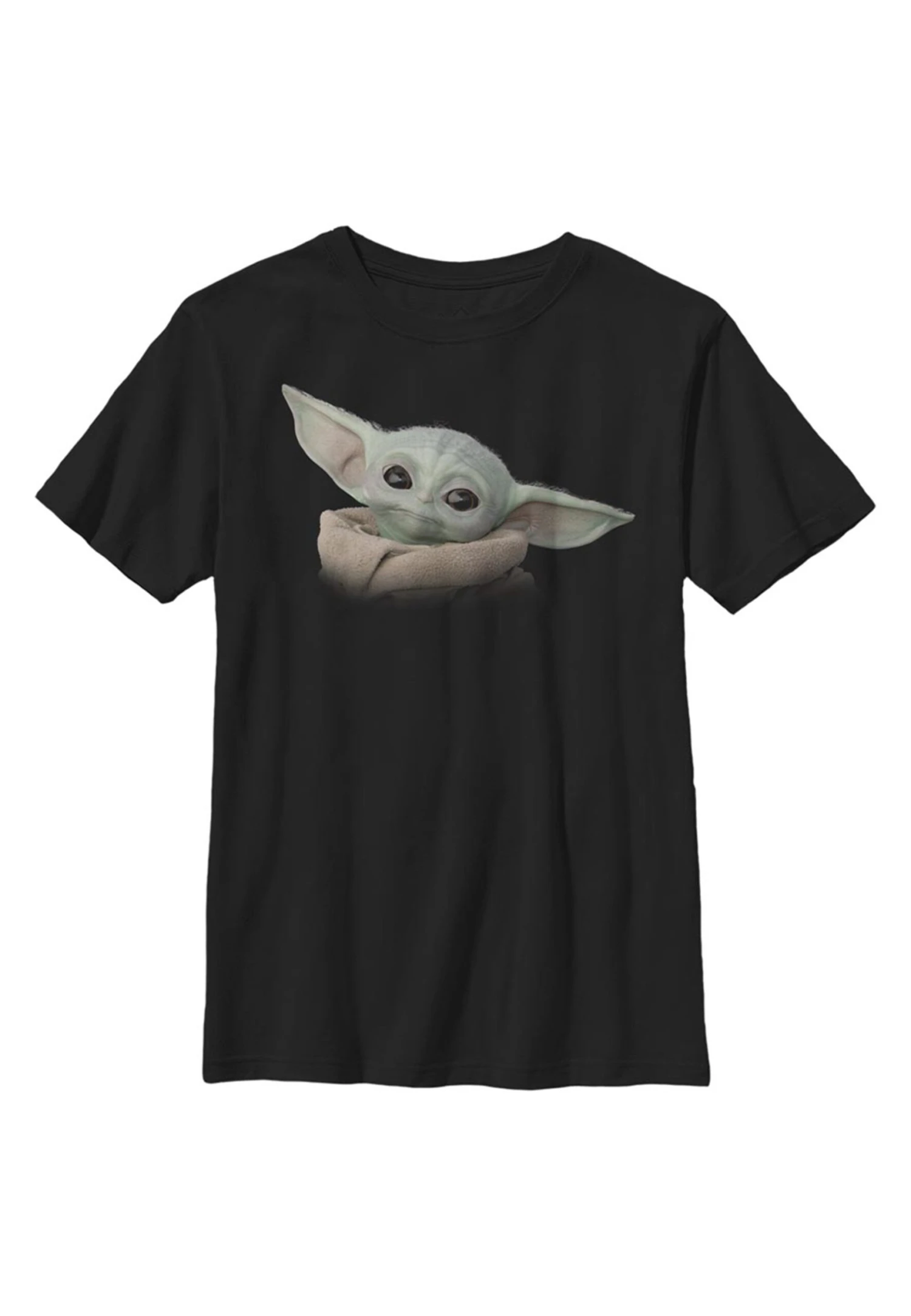 Star Wars: The Mandalorian The Child Face - T-Shirt Print - Black 3 Star Wars: The Mandalorian The Child Face - T-Shirt Print - Black