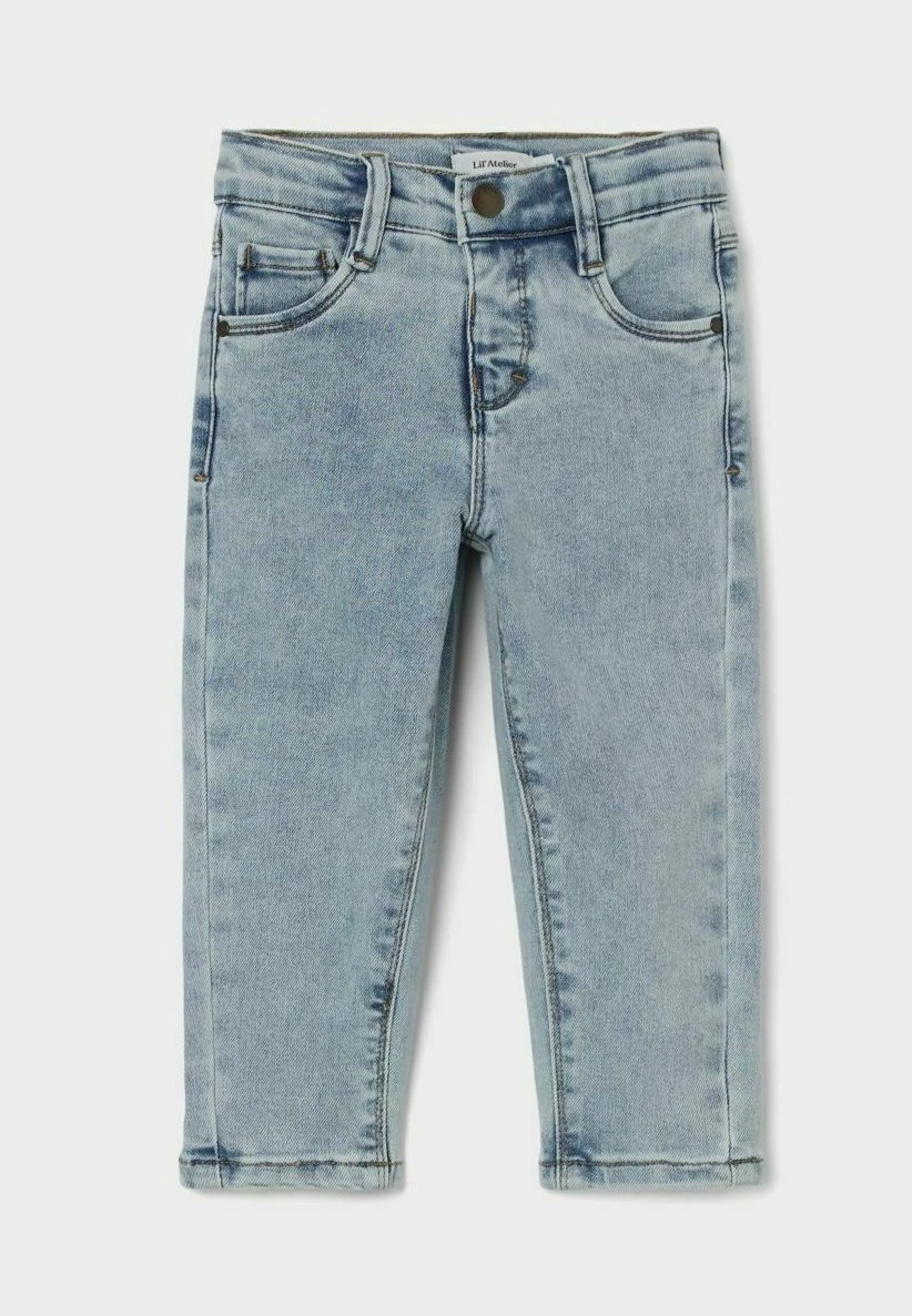 Lil Atelier Straight Leg Jeans - Medium Blue Denim 6 Lil Atelier Straight Leg Jeans - Medium Blue Denim - Afbeelding 4